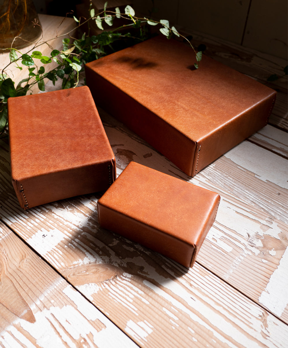 手縫革製文箱 S – Dove & Olive Shop