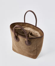 Load image into Gallery viewer, D2R  Leather Handle Tote (S)